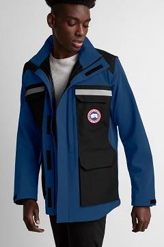 Chamarras Canada Goose Hombre Mexico - Photojournalist Rompevientos Azules Oscuro AX6127540